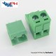 Terminal Block 5.08mm 2 pin straight connector