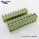 Terminal Block 5.08mm 10 pin right angle connector